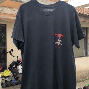 Black Travis Scott Astroworld Concert Shirt